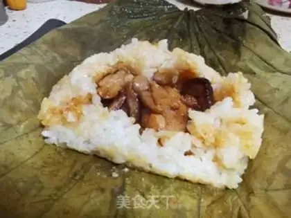 Make Haffle rice chicken step 34