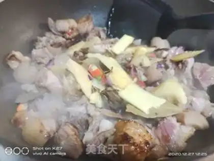 Make Roach and lamb stew step 4