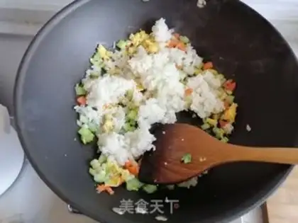 Make Time food and rice step 4