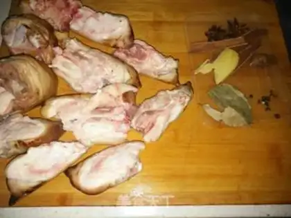 Make Pork hoof step 1