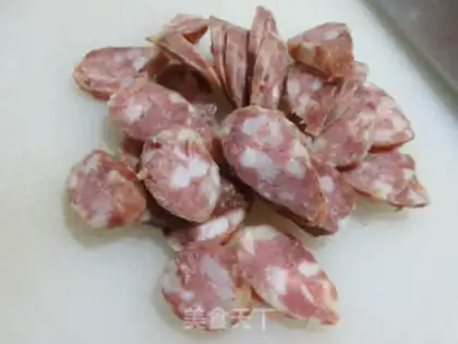 Make Sausage spinach step 1