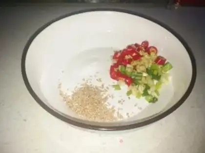 Make Sour soup dumplings step 1