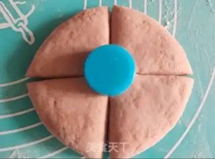 Make Flower buns step 13