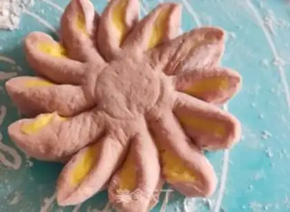 Make Flower buns step 15