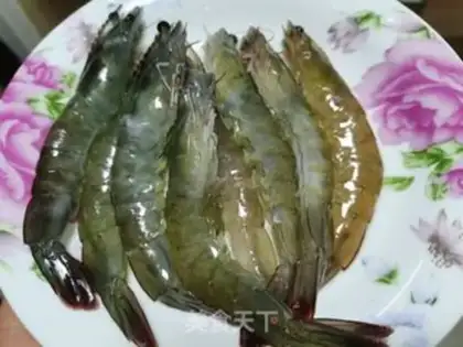 Make A big shrimp fan step 0