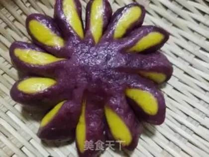 Make Flower buns step 18