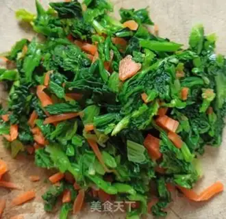 Make The spinach stand step 1
