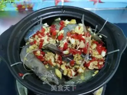 Make A big shrimp fan step 6