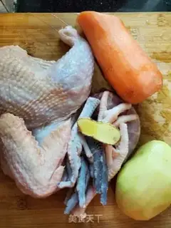 Make Potato carrots and hens step 0
