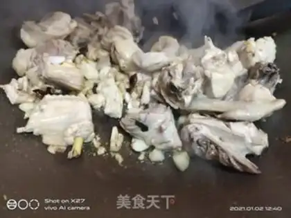 Make Potato chicken step 4