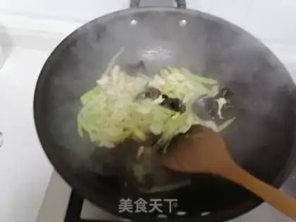Make Celery chicken fried wood step 5
