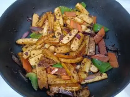 Make Fried beans step 7