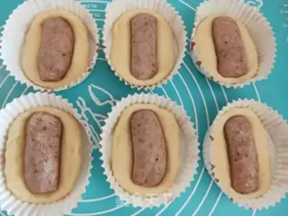 Make Sausage bread step 11