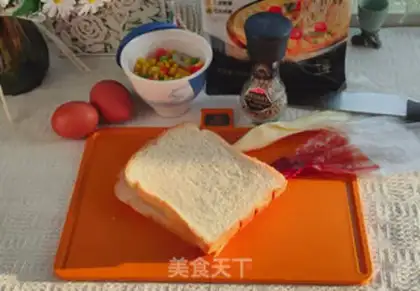 Make Cheese corn toast step 0