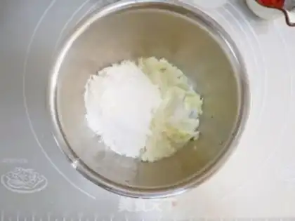 Make The mountain medicine, the rice round step 2