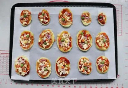Make A little potato pizza for shrimp step 6
