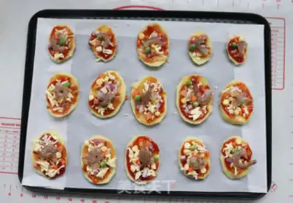 Make A little potato pizza for shrimp step 7