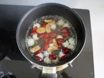Make The mountain medicine, the rice round step 6