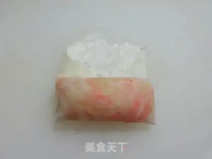 Make A carrot, a potato roll step 7