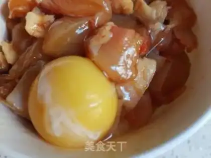 Make Potato chicken step 1