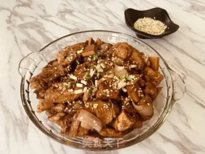Make Pyramid chicken wings, prawn shrimp, twin beans step 1