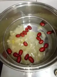 Make The silver spoon of the red date step 1