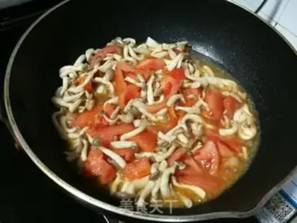 Make Tomato fungus eggflower soup step 4