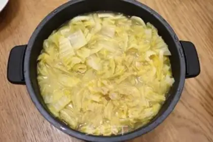 Make Gold soup, fat cow cabbage step 5