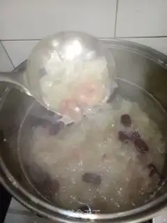 Make The silver spoon of the red date step 3