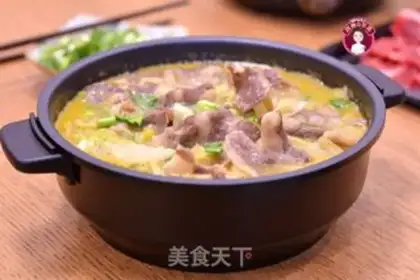 Make Gold soup, fat cow cabbage step 8