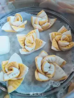 Make A petal bun step 12
