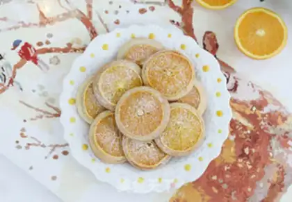 Make The hot orange cookies step 13
