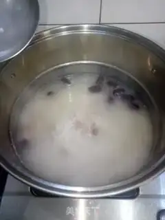 Make Red-tree rice congee step 3