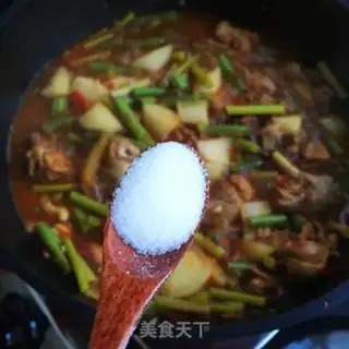Make Wine and chicken legs and vegetables step 11
