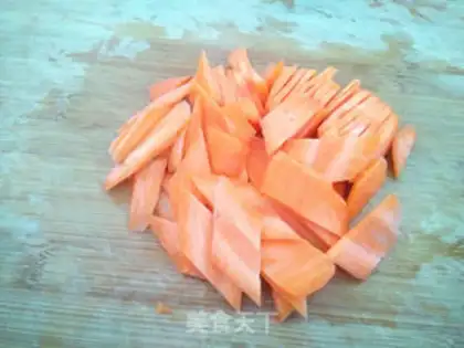 Make Carrot burn wood step 2