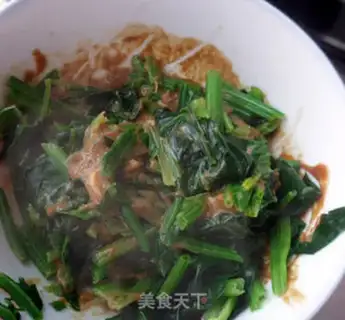Make Soy sauce spinach step 4