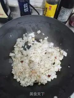 Make Egg ham and rice step 3