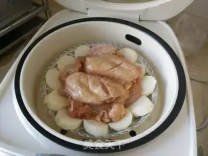Make Steam chicken step 5