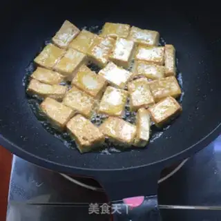 Make Pyramid tofu step 3