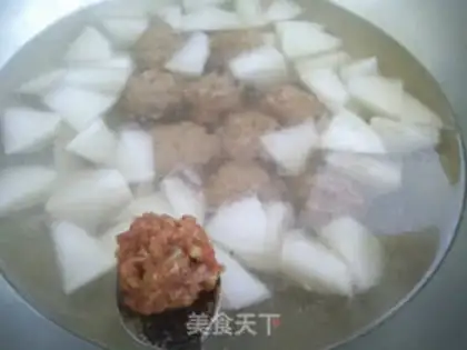 Make The lamb meatball soup step 5