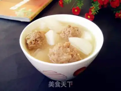 Make The lamb meatball soup step 7
