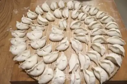 Make Pork dumplings step 10