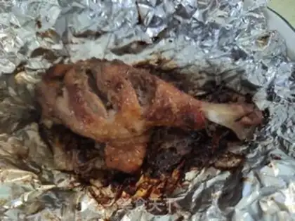 Make A roasted duck leg with pepper salt step 6