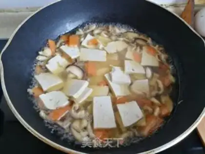 Make Tofu soup step 3