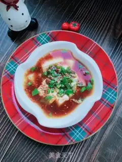 Make Big bone soup, tofu step 8