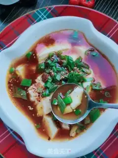 Make Big bone soup, tofu step 9