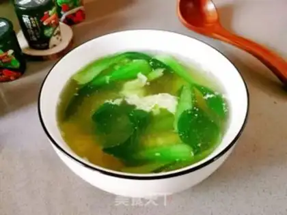 Make Soup gravy egg and pork soup step 5