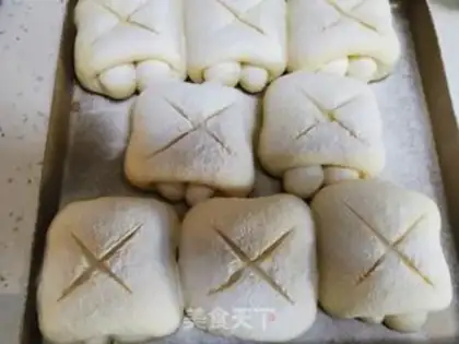Make Japanese milk rolls step 12