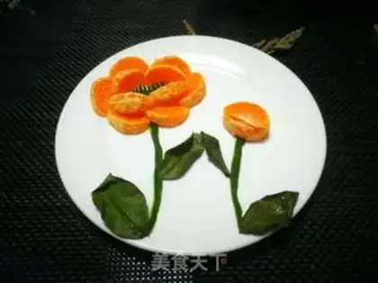 Make Orange flower step 6