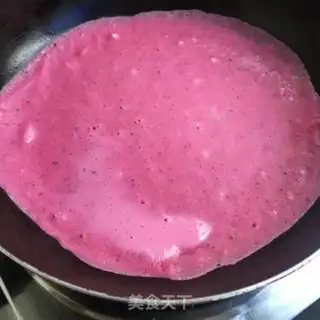 Make Flamingo pancakes step 5
